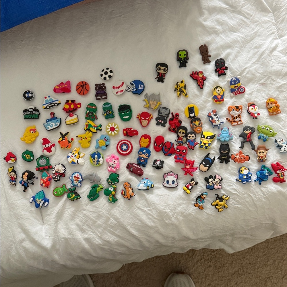 Assorted Character Shoe Charms Set for Crocs